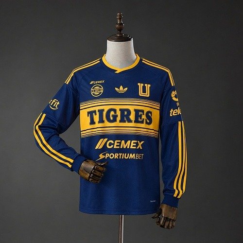 Maillot Tigres UANL Homme Extérieur Manches Longues 26/27 — face